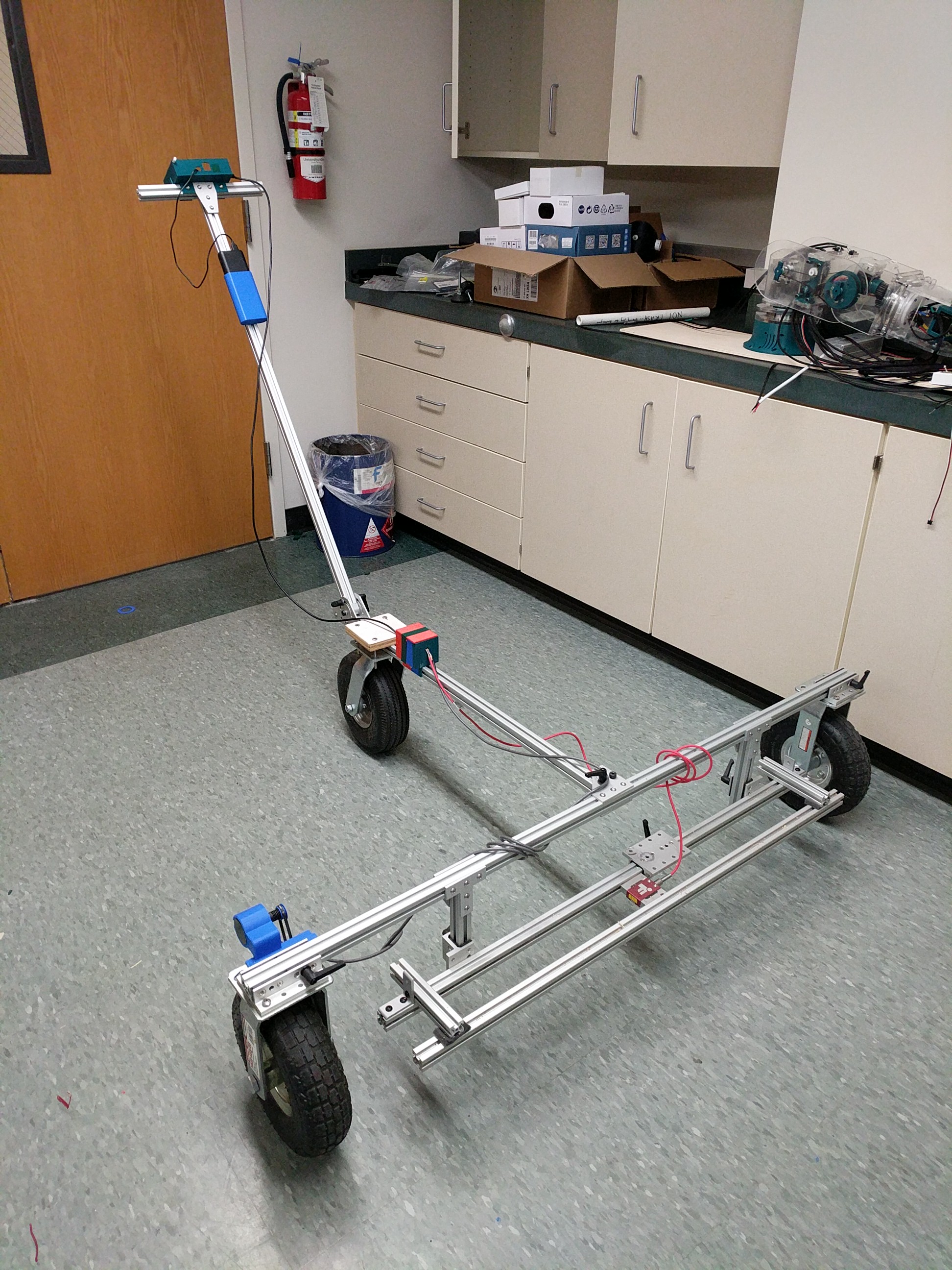 Wheat stalk testing machine